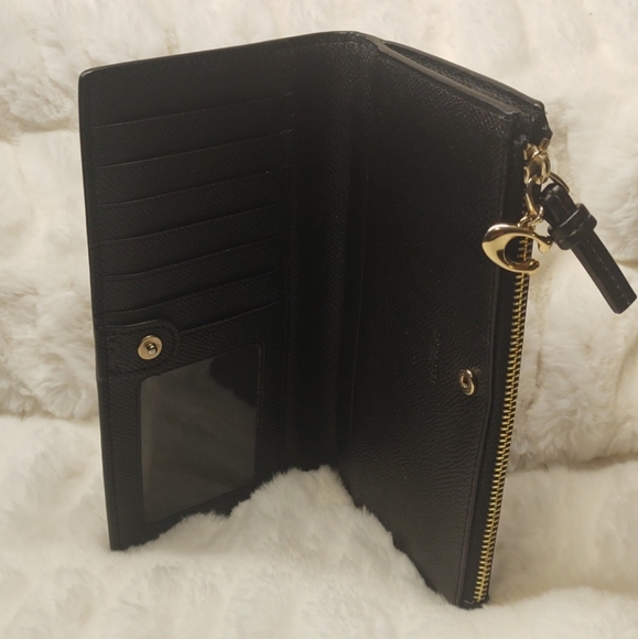 SOLD Coach Long Bifold Snap Charm Wallet Limited Edition - Picture 7 of 8